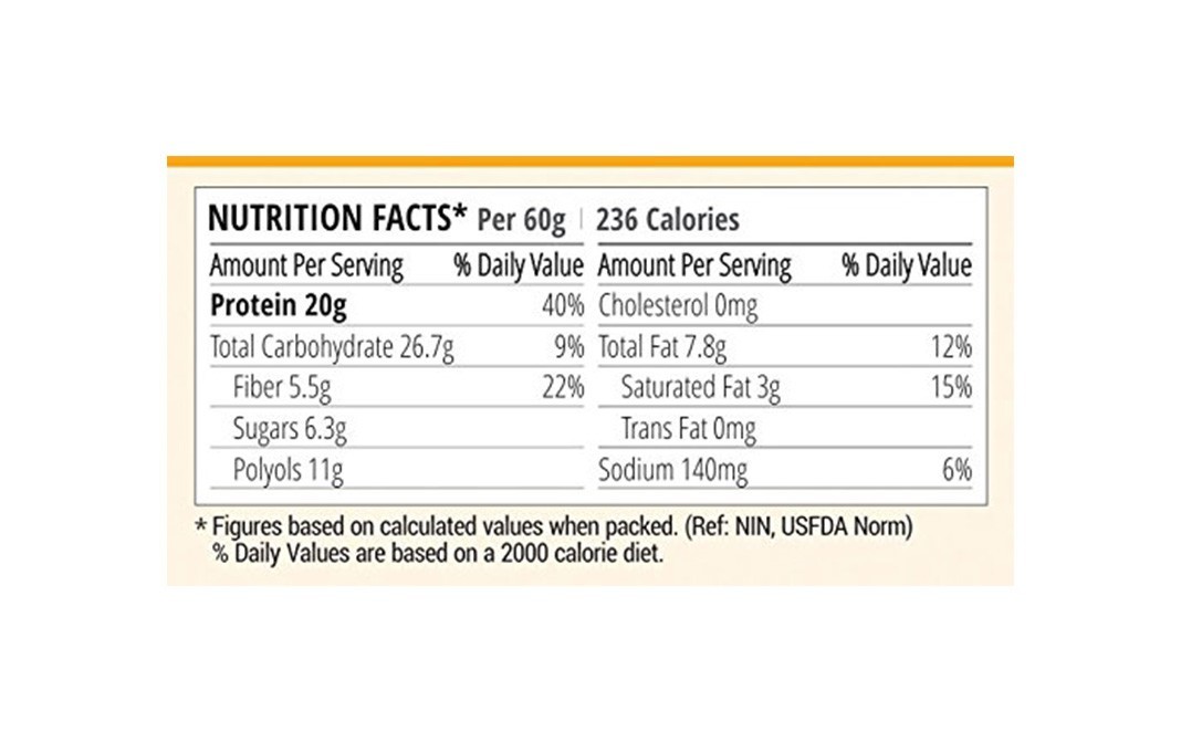 HYP Peanut Butter Whey Protein Bar   Pack  60 grams